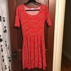 Small lularoe watermelon dress